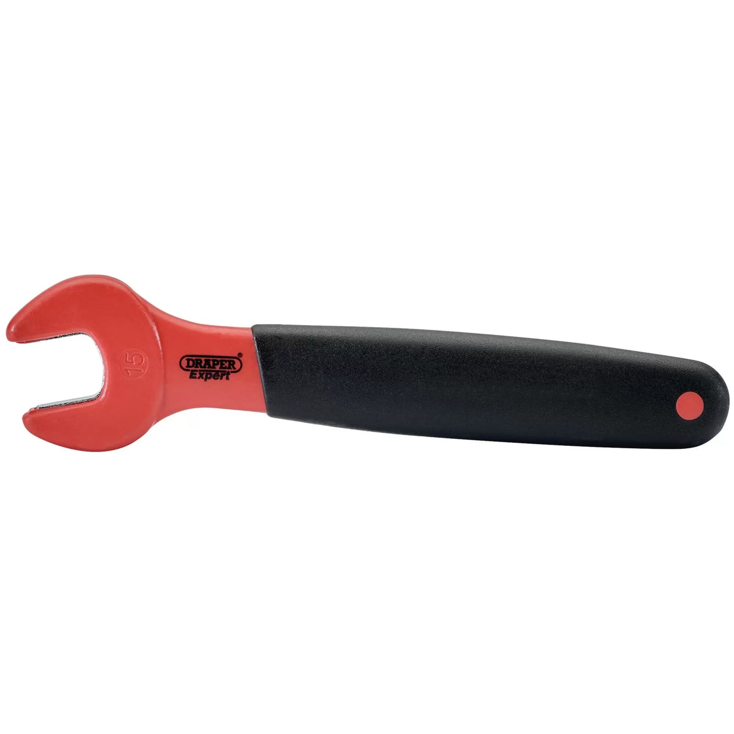 Draper Tools - 99473 - Draper Expert VDE Approved Fully Insulated Open End Spanner, 15mm