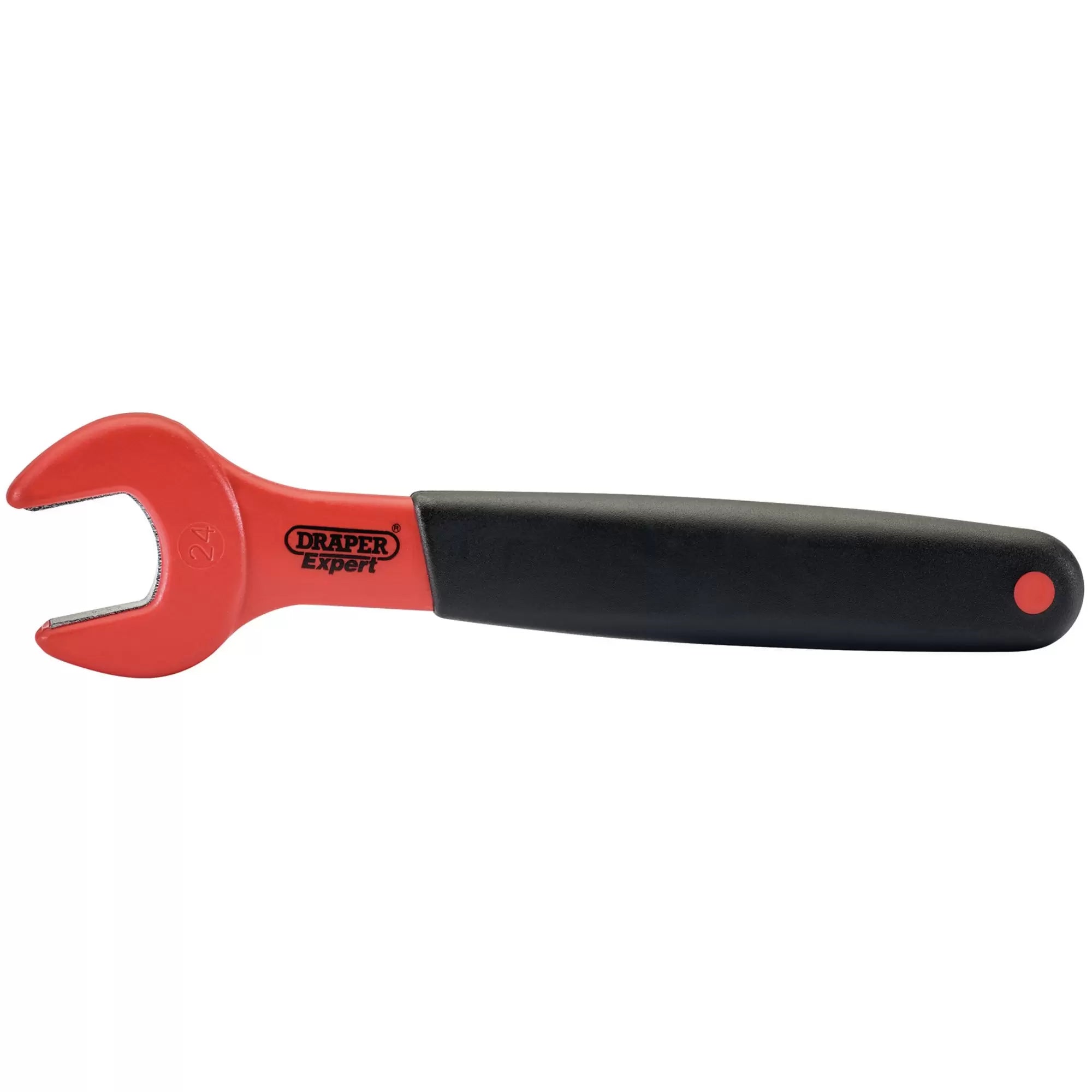 Draper Tools - 99482 - Draper Expert VDE Approved Fully Insulated Open End Spanner, 24mm