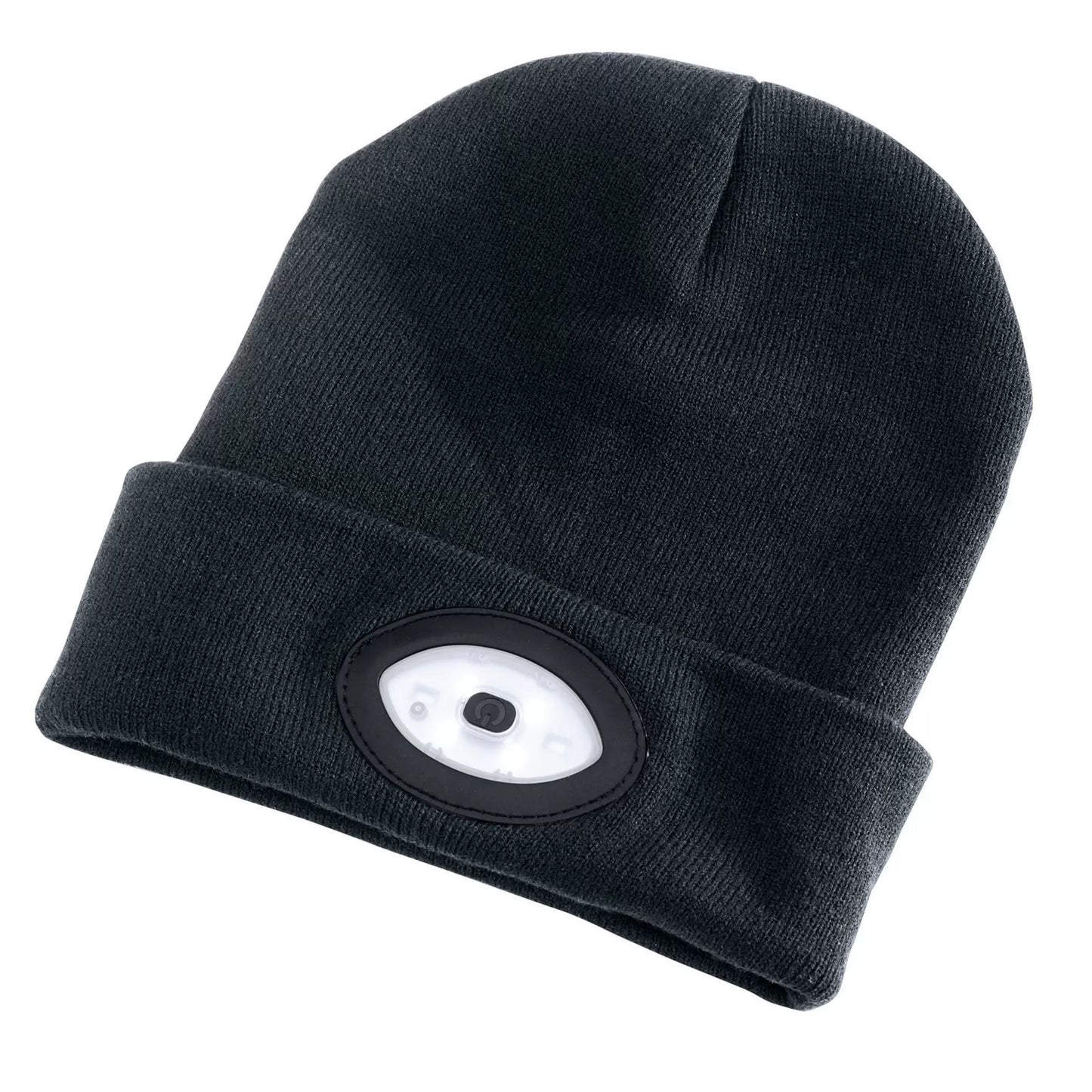 Draper Tools - 99521 - Beanie Hat with Rechargeable Torch, One Size, 1W, 100 Lumens, Black
