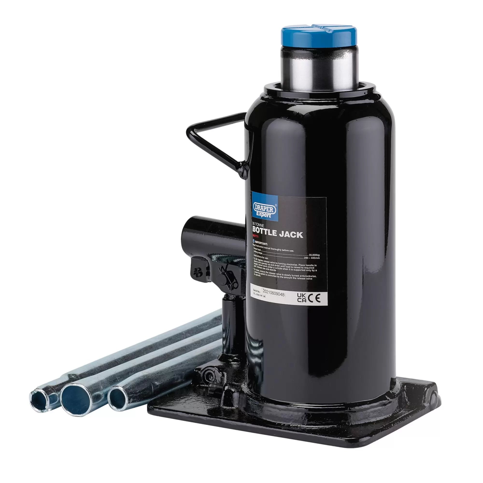 Draper Tools - 99771 - Draper Expert Hydraulic Bottle Jack, 30 Tonne