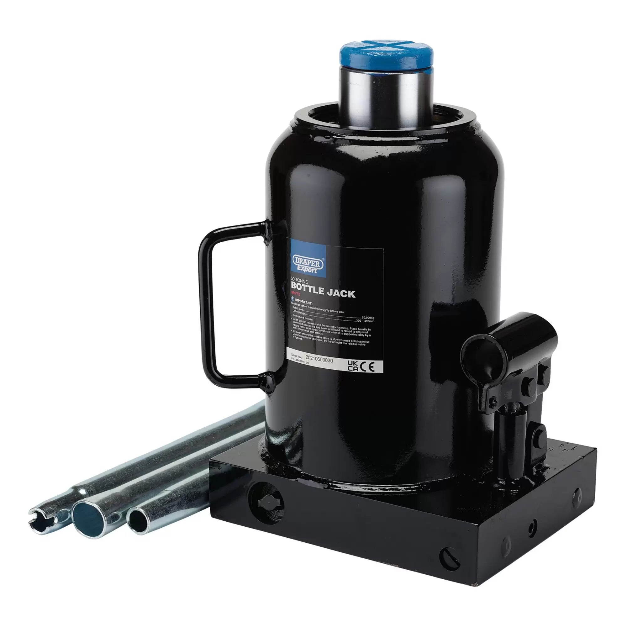 Draper Tools - 99772 - Draper Expert Hydraulic Bottle Jack, 50 Tonne
