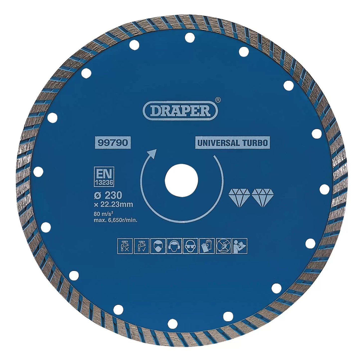Draper Tools - 99790 - Turbo Diamond Blade, 230mm