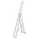Extension Combination Ladder 3 x 12 Aluminium EN 131