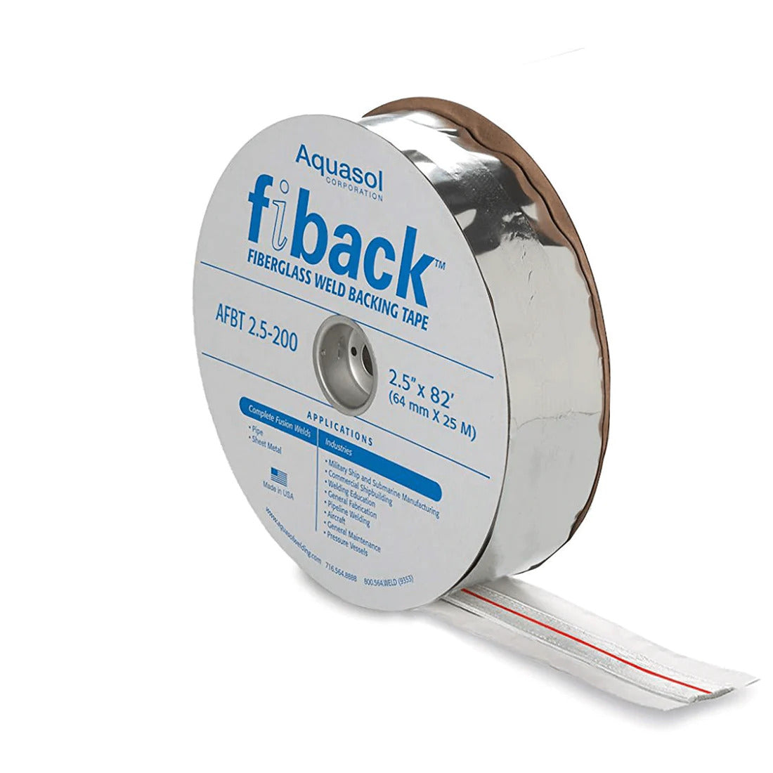 Fiback® Weld Backing Tape 600 AMP AFBT-4.0