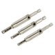 Self-Centring Chamfered Hinge Drill Set 3pc