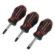 GripMAX Stubby Screwdriver Set 3pc
