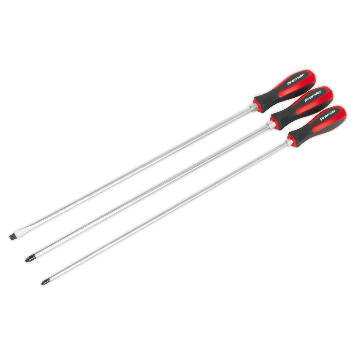 Extra Long Hammer Screwdriver Set 3pc