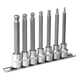 Premier Ball-End Hex Socket Bit Set 3/8" 7pc
