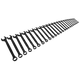 Black Combination Spanner Set 25pc