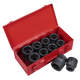 Premier Metric/Imperial Impact Socket Set 1"Sq Drive 10pc