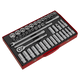 Premier Socket Set 1/2"Sq Drive 46pc