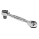 Micro Ratchet Bit Driver & Wrench 1/4"Sq & 1/4"Hex Drive [AK6972]