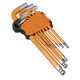 Hex Key Set 9pc Long Imperial