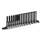 Black Deep Socket Set 1/4 13pc