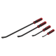 Premier Heavy-Duty Angled Pry Bar Set with Hammer Cap 4pc