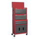 American PRO 9 Drawer Stack Red