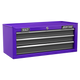 American PRO Mid-Box 3 Drawer Purple/Grey