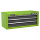 American PRO Mid-Box 3 Drawer Green/Grey