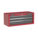 American PRO Mid-Box 3 Drawer Red/Grey