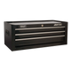American PRO Mid-Box 3 Drawer Black