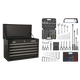 American PRO 5 Drawer Tool Kit Black