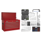 Topchest 5 Drawer 272pc Red