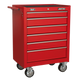 American PRO Rollcab 6 Drawer Red