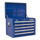 Superline PRO Topchest 5 Drawer Blue