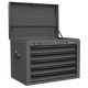 Superline PRO Topchest 5 Drawer Grey/Black