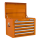 Superline PRO Topchest 5 Drawer Orange