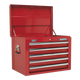 Superline PRO Topchest 5 Drawer Red