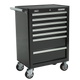 Superline PRO Rollcab 7 Drawer Black