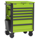 Superline Pro® Tool Trolley 6 Drawer - Green