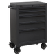 Superline PRO Black Edition Rollcab 5 Soft Close Drawers