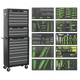 Tool Chest 16 Drawer 398pc Black/Grey