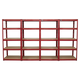 Racking Unit 5 Shelves Set of 4 150kg