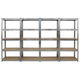 Racking Unit 5 Shelf Set of 4 150kg