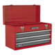 American PRO Tool Chest 3 Drawer Red/Grey