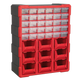 Cabinet Box 39 Drawer - Red/Black
