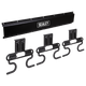 Wall Mounting Storage Rail with 6 Hooks [APHKIT4]