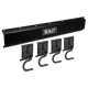 Wall Mounting Storage Rail with 4 Hooks [APHKIT5]