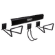 Wall Mounting Storage Rail with 3 Large Hooks [APHKIT9]