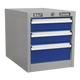 Premier Industrial™ Triple Drawer Unit for API Series Workbenches