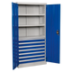 Premier Industrial™ Cabinet with 7 Drawers & 3 Shelves 1800mm