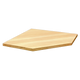 Superline PRO® Pressed Wood Worktop for Modular Corner Cabinet 865mm