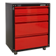 American PRO® Modular Cabinet with Worktop 4 Drawer 665mm