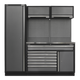 Superline PRO® Storage System with Stainless Steel Worktop 1.96m
