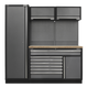 Superline PRO® Storage System with Pressed Wood Worktop 1.96m