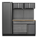 Superline PRO® Storage System with Pressed Wood Worktop 1.96m