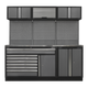 Superline PRO® Storage System with Stainless Steel Worktop 2.04m